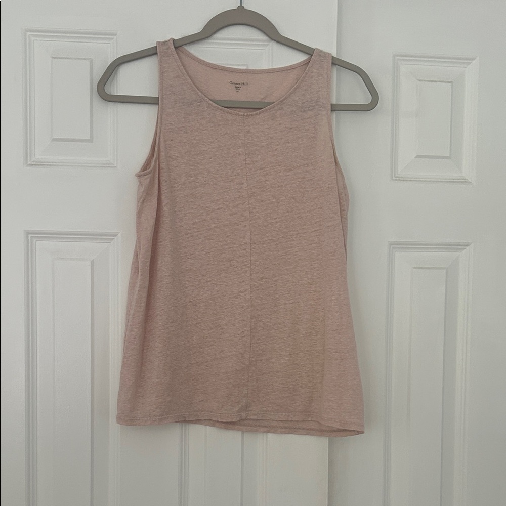 Garnet Hill Organic Linen Tank